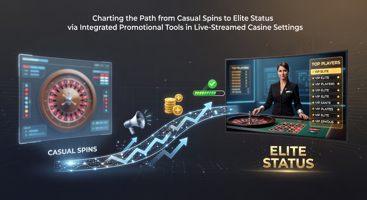 Live-streamed casino interface showing promotional tools and player progression from casual spins to VIP tiers