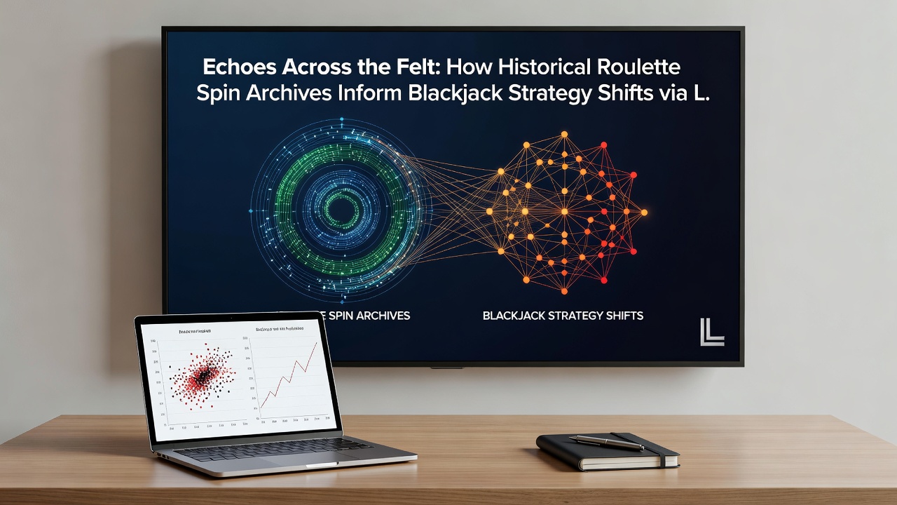 Mobile interface displaying layered bonus triggers connecting roulette archives to blackjack decisions