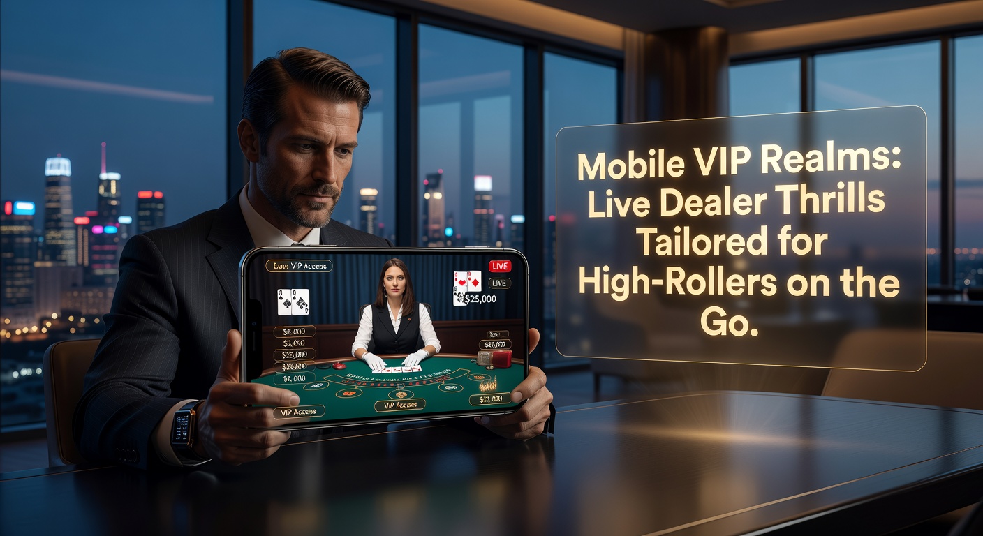 High-roller accessing exclusive live dealer baccarat table on a luxury smartphone during travel, showcasing seamless mobile VIP gaming interface