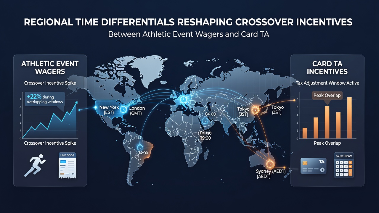 Graph illustrating regional time zone impacts on loyalty point redemptions between sports and casino sessions