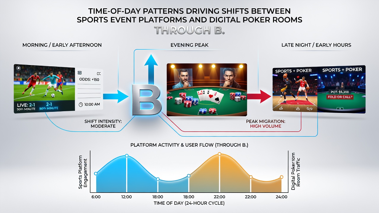 Heatmap visualization of player migrations between sports and poker platforms tied to bonus activation times